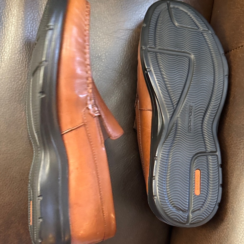 Rockport NEW Men's Tan Leather Slip-On Loafers Size 10 M - Picture 6 of 8